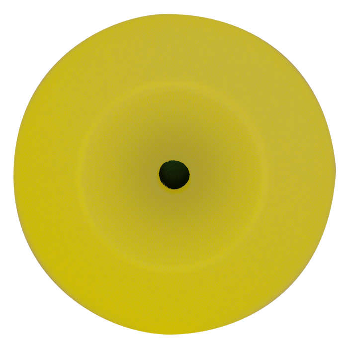 Foam Cut Yellow Buffing Pad, 8"