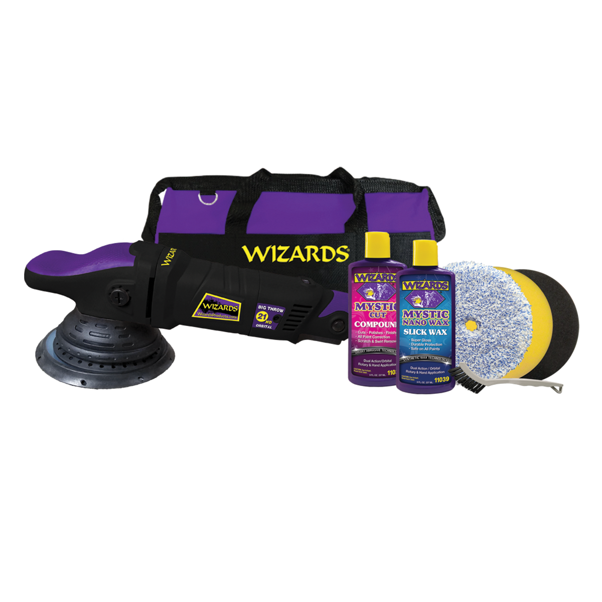 WIZARDS 21 HD™ Big Throw Polisher and SSR Kit Combo — Wizards Products