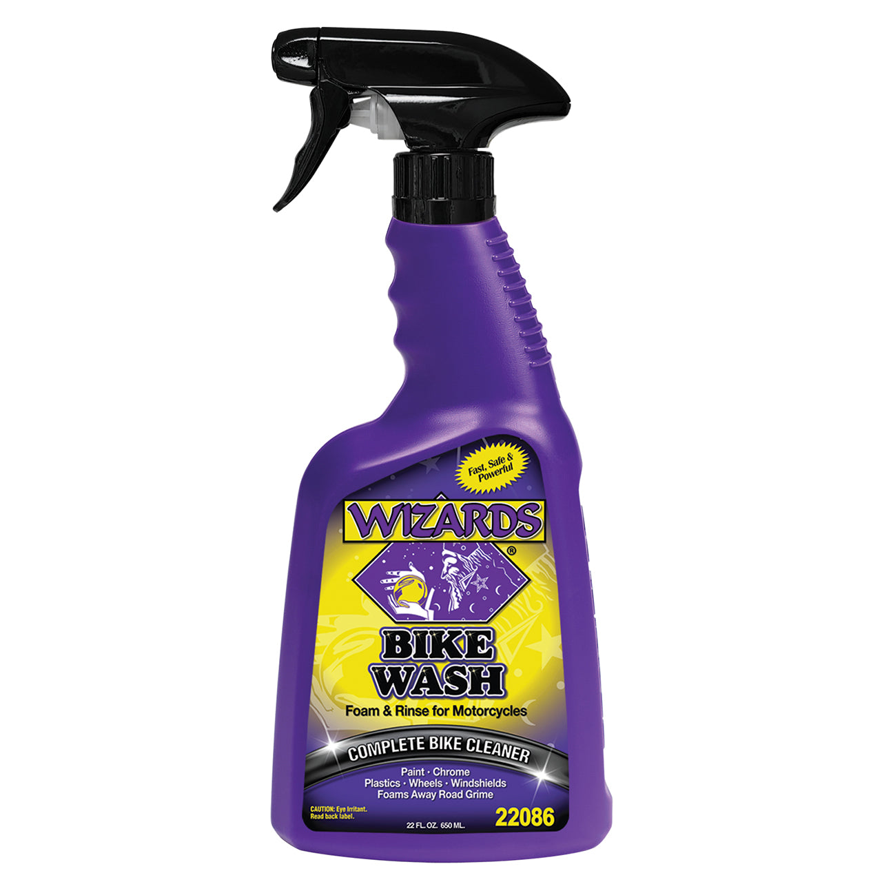 wizards Motorcycle Cleaning Kit - Cleaner, Quick Detailer, and Bug Remover  with Fiber Cloth and Detailing Bag 
